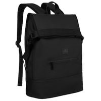 wodoodporny plecak w czarnym kolorze zamykany klamrą - peterson