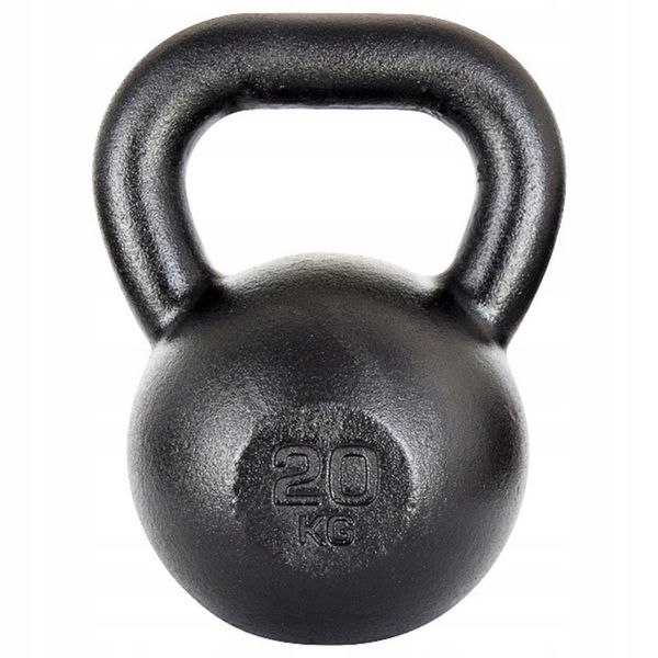 Kettlebell żeliwny odważnik kula kettle 20kg zdjęcie 1