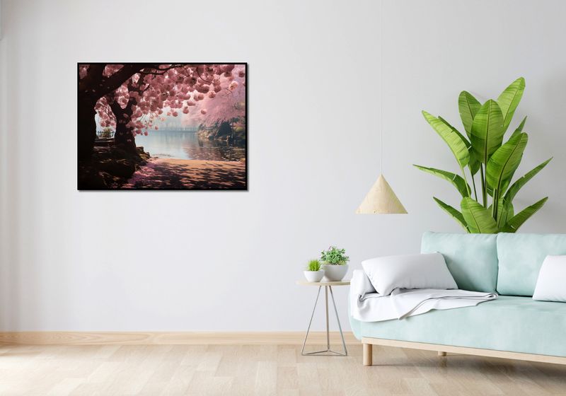 Plakat 100x75cm Spokój Sakury zdjęcie 4