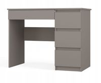 Biurko prostokątny TopEshop 98 x 51 x 76 cm odcienie szarości