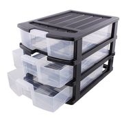 SZAFKA BIURO 33X25X20 CM CZARNY SZAFKA REGAŁ