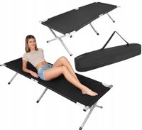 Leżak Łóżko Turystyczne Kempingowe Polowe Składane Kanadyjka + Pokrowiec