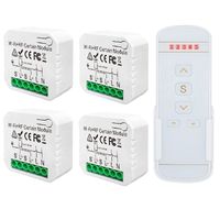 2X 4x STEROWNIK ROLET ZASŁON DOPUSZKOWY WIFI TUYA SMART + PILOT 5 KANAŁOWY
