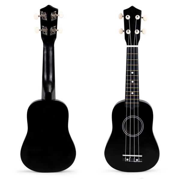 Gitara ukulele dla dzieci drewniana 4 struny nylonowe zdjęcie 1
