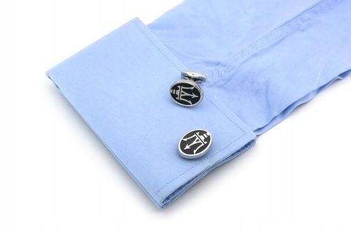 Exciting spinki do mankietów koszuli Maserati w ekskluzywym Etui na Arena.pl