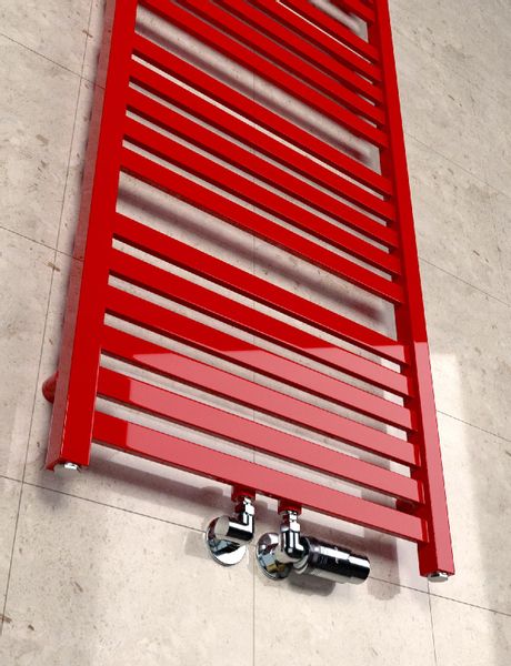 GRZEJNIK ŁAZIENKOWY PRIME-MID 1350/430 CZERWONY zdjęcie 6