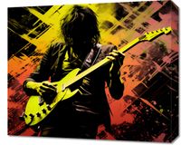 Obraz 60x50cm Gitarowa Pasja Na Elektryku