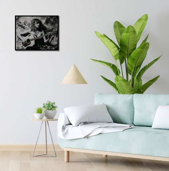 Plakat 50x40cm Młoda Gitarzystka zdjęcie 4