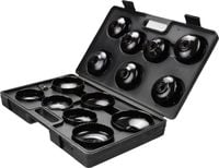 Geko Zestaw kluczy nasadowych do filtrów oleju 15el G10400
