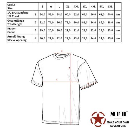 Koszulka US hunter-orange, 170 g/m² S na Arena.pl