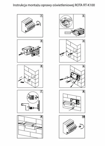 Kinkiet zewnętrzny Rota RT-K100 Suma zdjęcie 11