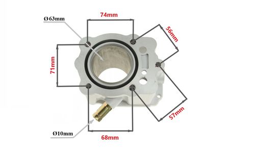 CYLINDER ŻELIWNY POWER FORCE BASHAN ATV 63MM 4T na Arena.pl