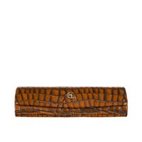 Etui na okulary Canaletto z naturalnej skóry na wzór krokodyla ED107s70