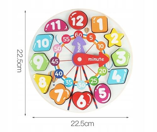 zegar drewniany jhtoy-516 na Arena.pl