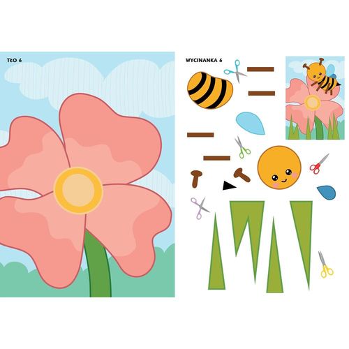 Wycinanki z Tłem Dla Dzieci 32 Strony na Arena.pl