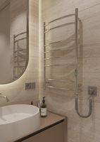 ELNA Grzejnik łazienkowy elektrczny Ladder 8 Chrom ENERGOSZCZĘDNY