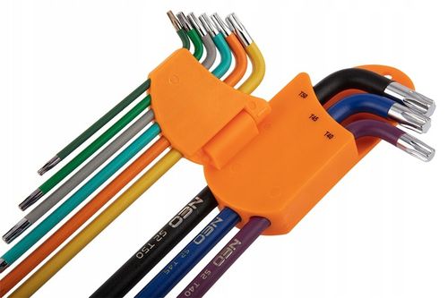 NEO TOOLS Długie Kolorowe Klucze IMBUSOWE I TORX 18 szt. IMBUSY na Arena.pl