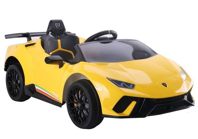 Auto na akumulator Lamborghini Huracan Żółte zdjęcie 1