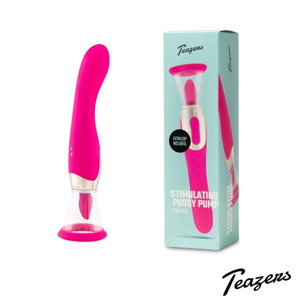 Pleasure Pump With G-Spot Vibrator - Pink zdjęcie 1