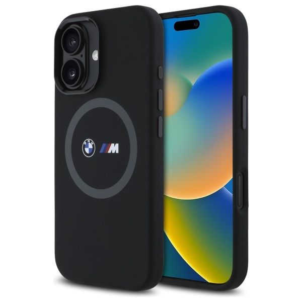 Etui BMW do iPhone 16 6.1"", Czarny MagSafe zdjęcie 1