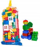 Duże klocki konstrukcyjne HEMAR K3, 190 el. worek