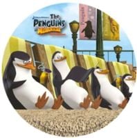 Opłatek na tort Urodziny Pingwin Pingwiny Tupot Małych Stóp Madagaskar