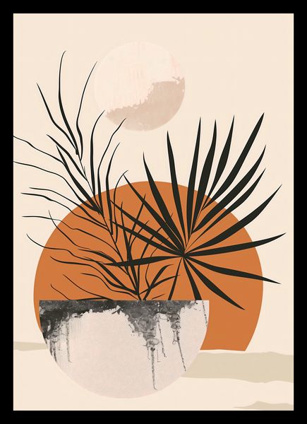 Plakat 21x29,7cm Palmowy Zachód zdjęcie 2