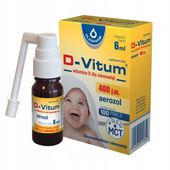 D-Vitum wit. D dla niemowląt aerozol 400 j.m. 6 ml