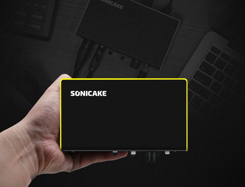 SONICAKE Interfejs Audio USB Mikser Podcast XLR 48V Streaming na Arena.pl