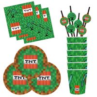 Zestaw urodzinowy Minecraft TNT "Podstawa Imprezy"