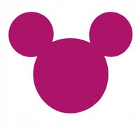 Zawieszka MYSZKA dekor ozdoba ażurowa sztywna róż