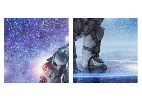 Obraz Na Płótnie - Kosmonauta Kosmos - 160X85 Cm - Ea160X85-3985 na Arena.pl
