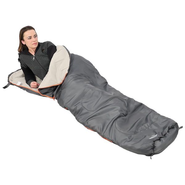 ŚPIWÓR TURYSTYCZNY MUMIA XXL 230x80/50CM SZARY REDCLIFFS zdjęcie 7