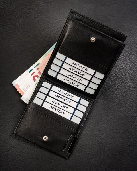 portfel męski skórzany rm-01-bdf-bl-9953 black zdjęcie 7