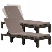 Keter Leżak Ogrodowy Regulowany Z Materacem 2szt