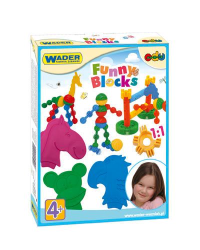 WADER 41830 KLOCKI FUNNY BLOCKS Nowość zdjęcie 3