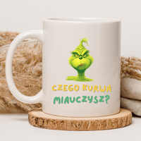 CHAMSKI KUBEK BEZ CENZURY | ŚMIESZNY PREZENT | DO PRACY BIURA DOMU | 330 ml