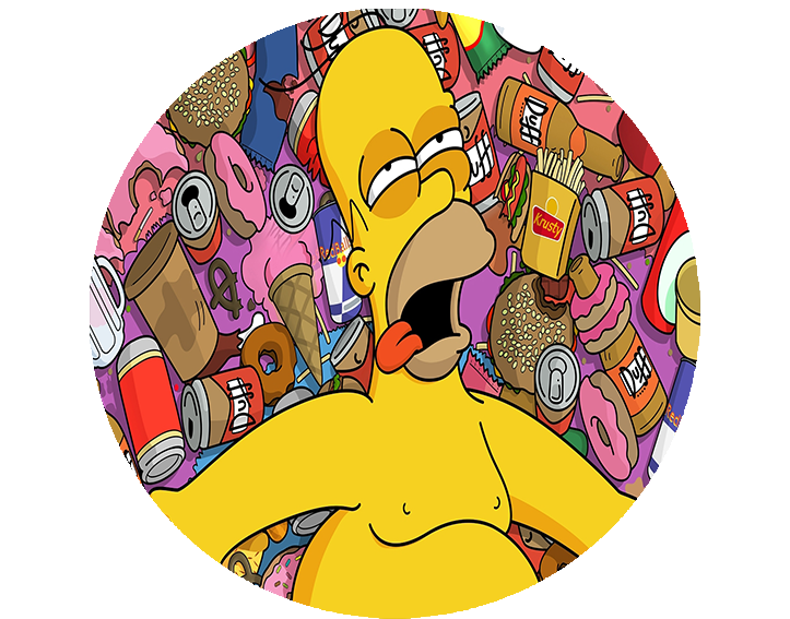 Opłatek na tort Simpsonowie zdjęcie 1