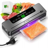 PAKOWARKA PRÓŻNIOWA ŻYWNOŚCI ZGRZEWARKA Z NOŻEM TNĄCYM FOLIĘ +