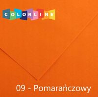 karton colorline 50x65 150g (25) 09-pomarańcz 0085