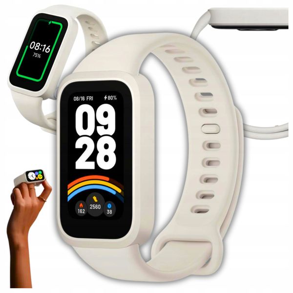 Smartband XIAOMI Smart Band 9 Active Beżowy zdjęcie 7