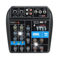 Mikser audio konsoleta USB MP3 Bluetooth analogowy 4 kanały DNA MIX 4U