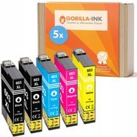 5x Tusz 603 XL do EPSON XP-2100 XP-2105 XP-2155 XP-3100 XP-3155 XP-4155