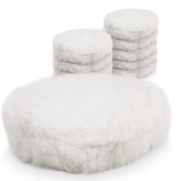 16088Zestaw futer polerskich 180mm na rzep 10 szt do polerowania lakieru