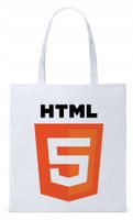 Informatyka Programisty Torba Eco Biała Shopper Z Nadrukiem Ze Zdjęciem