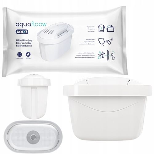 Dzbanek filtrujący szklany Wessper AquaMax 3l + 10x Filtr do wody na Arena.pl