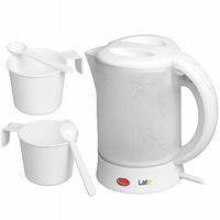 CZAJNIK ELEKTRYCZNY TURYSTYCZNY MAŁY 0,6 L BIAŁY CEG010