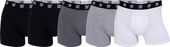 Bokserki męskie CR7 Basic Trunk 5 par black/dark grey/grey/white L