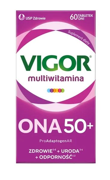 VIGOR Multiwitamina ONA 50+ 60tabl. zdjęcie 2