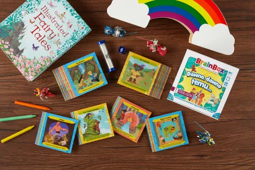 Gra edukacyjna dla dzieci na zapamiętywanie - BrainBox Dawno, dawno temu na Arena.pl